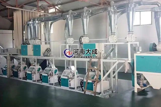 面粉厂加工设备图片_面粉加工厂设备_面粉加工机器设备